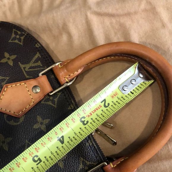 LOUIS VUITTON Alma Monogram Top Handle Crossbody Shoulder Bag VI0916 - Picture 13 of 17